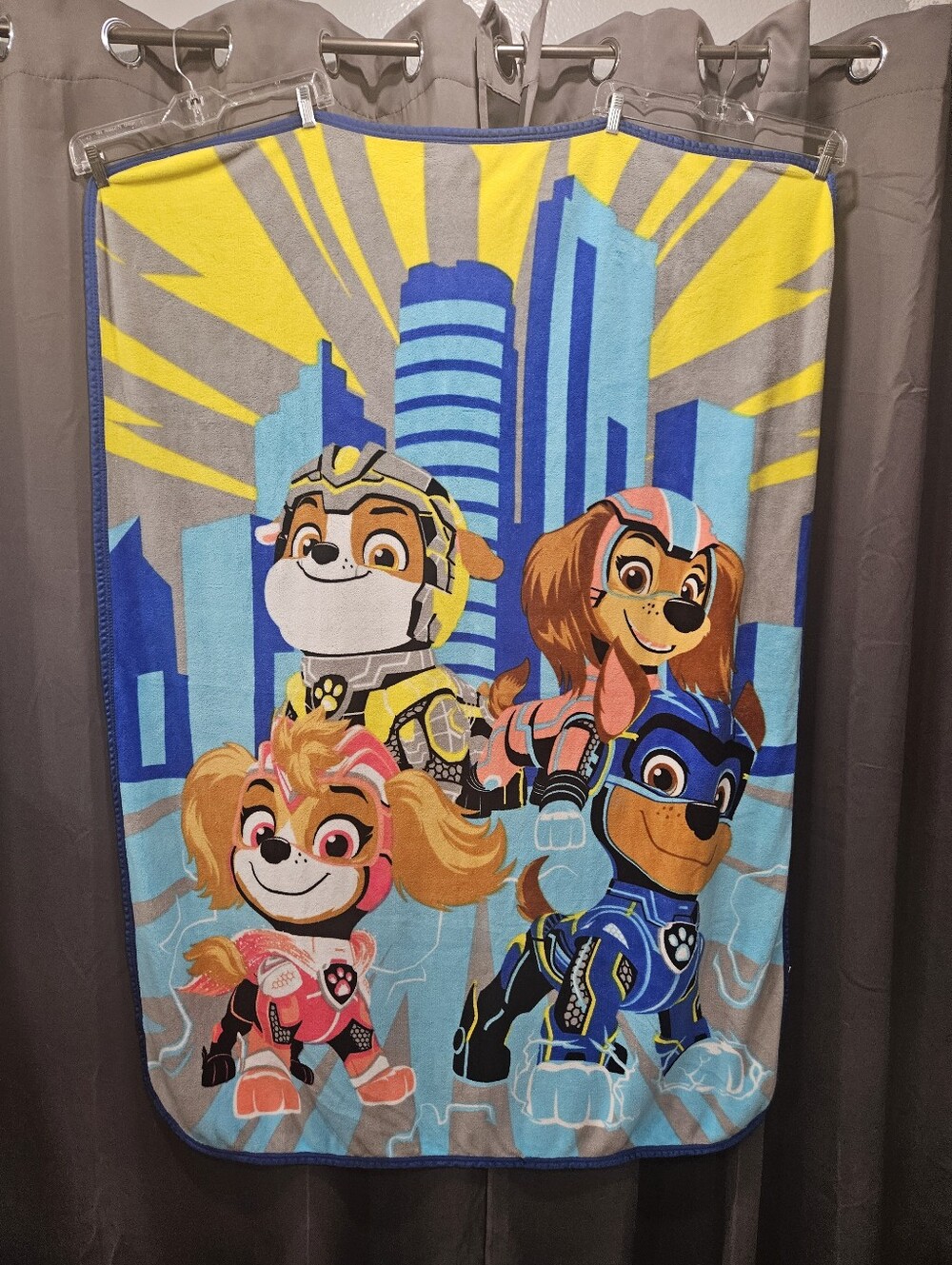 Paw Patrol Nickelodeon Kids Movie Blanket Chase Skye Liberty Rubble 40x50
